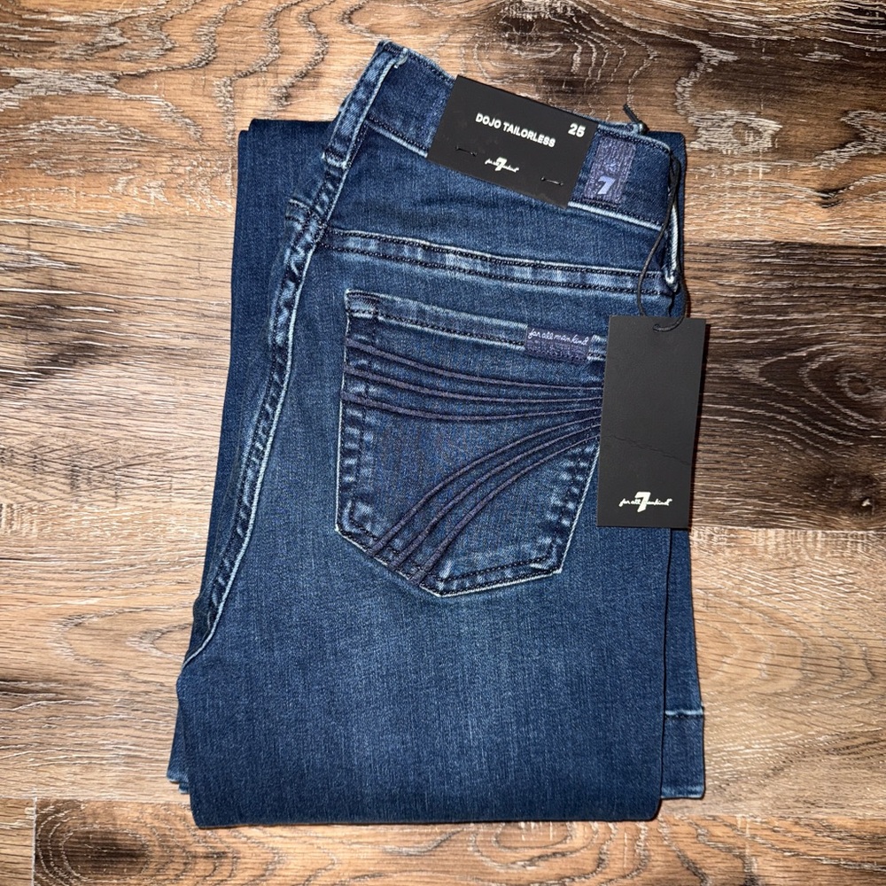 NWT 7 For All Mankind Dojo Tailorless Jeans 7FAMK